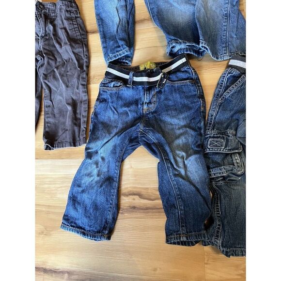 Baby Boy Bundle Pants 18-24m 7 Pairs Jeans - Picture 3 of 8